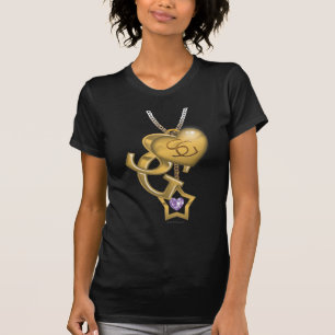 Camiseta Locket do ouro de Supergirl