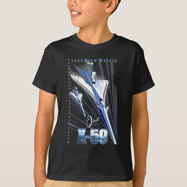 Camiseta Lockheed Martin X-59 Quesst QueSST Supersonic Airc (Frente)