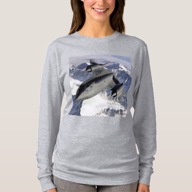 Camiseta Lockheed SR-71B Blackbird (Frente)