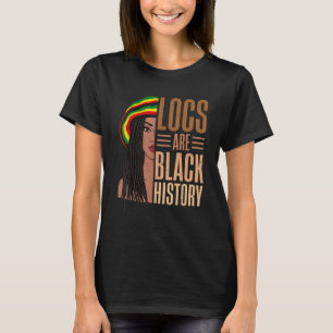 Camiseta Locks São História Negra Orgulho Afro-Americano BL