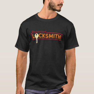 Camiseta Locksmith profissional I Locksmithing I Key I Lock