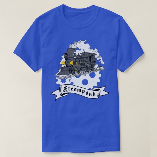 Camiseta Locomotiva a vapor (Frente do Design)