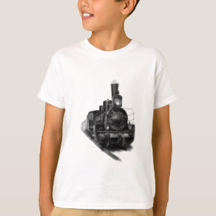 Camiseta Locomotiva a vapor antiga