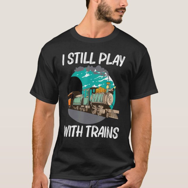 Camiseta Locomotiva A Vapor legal Para Mulheres Comboio De  (Frente)