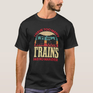 Camiseta Locomotiva a Vapor Masculina & Trem Modelo