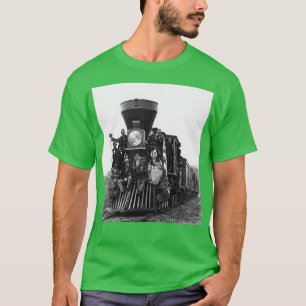 Camiseta Locomotiva A Vapor No Caminho De Baltimore E Ohio