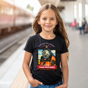 Camiseta Locomotiva a Vapor SP GS-4 Cartaz Vintage