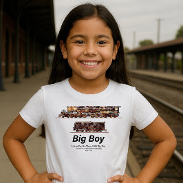 Camiseta Locomotiva Americana de Comboio de Vintage com Big