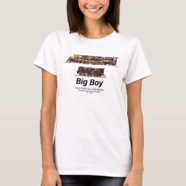 Camiseta Locomotiva Americana de Comboio de Vintage com Big