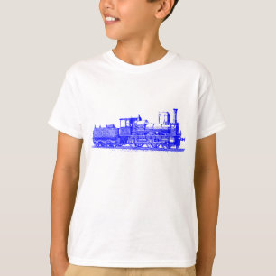 Camiseta Locomotiva - Azul