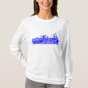 Camiseta Locomotiva - azul