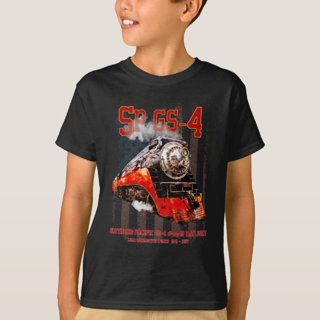 Camiseta Locomotiva Clássica do Pacífico Sul GS-4 (Frente)