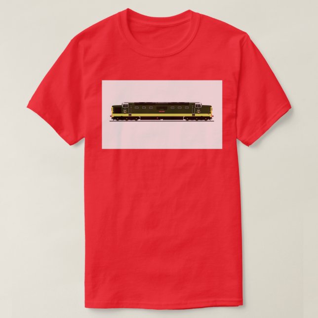 CAMISETA LOCOMOTIVA DA CLASSE DELTICA 55 (Frente do Design)