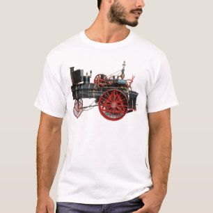 CAMISETA LOCOMOTIVA DE VAPOR DO VINTAGE