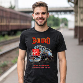 Camiseta Locomotiva diesel EMD GP60 do Pacífico Sul