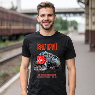 Camiseta Locomotiva diesel EMD GP60 do Pacífico Sul