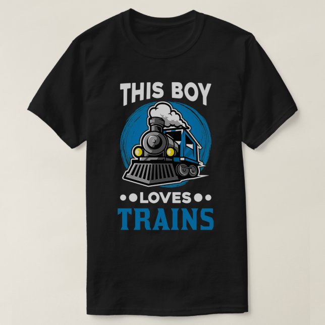 Camiseta Locomotiva do comboio (Frente do Design)
