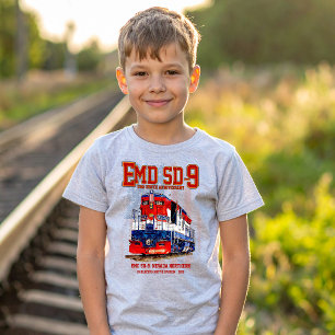Camiseta Locomotiva EMD SD-9 Estande de Aniversário de 250