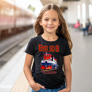 Camiseta Locomotiva EMD SD-9 USA Aniversário de 250 anos Pa