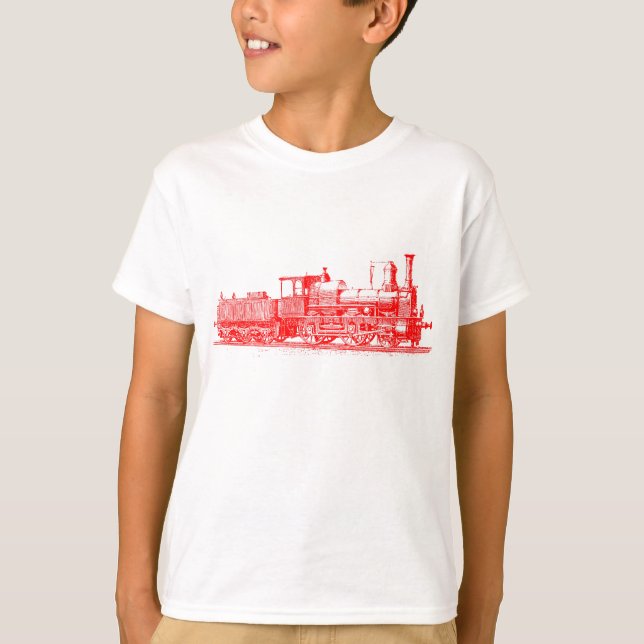 Camiseta Locomotiva - Vermelho (Frente)