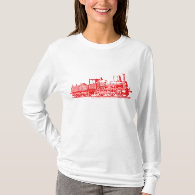 Camiseta Locomotiva - Vermelho (Frente)