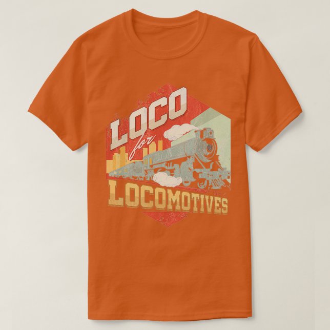 Camiseta locomotivas (Frente do Design)