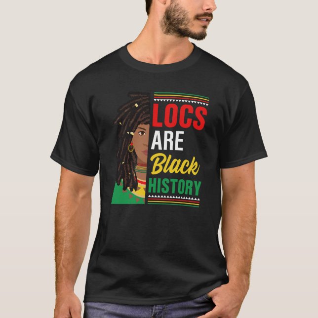 Camiseta Locs Are Black History (Frente)