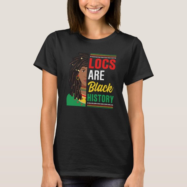 Camiseta Locs Are Black History (Frente)