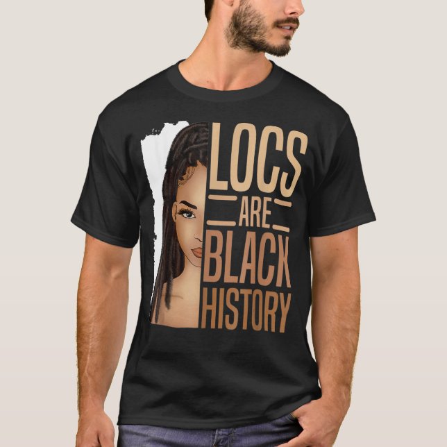 Camiseta Locs Are Black History African American Black Hist (Frente)