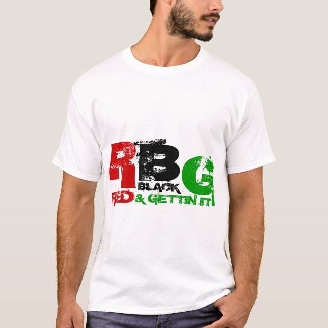 CAMISETA LOCTURNAL RBG (VERMELHO, PRETO, & OBTENDO O) (Frente)