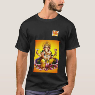 Camiseta Lode Ganesha Impressão T-Shirts: Abraçam a divina"