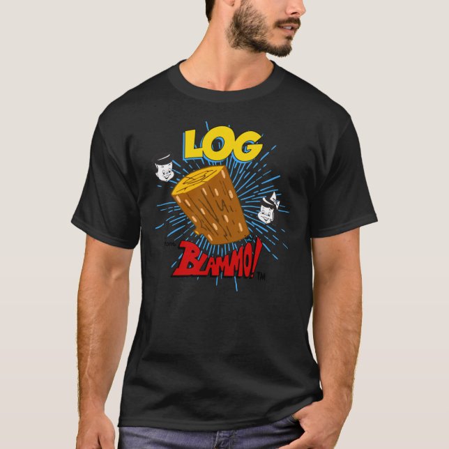 Camiseta Log Inspirado por T-Shirt Clássico Ren E Estimpy (Frente)
