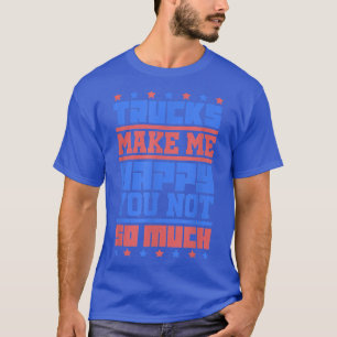 Camiseta Log Truck Driver - Caminhões me fazem feliz - Tow