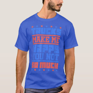 Camiseta Log Truck Driver - Caminhões me fazem feliz - Tow