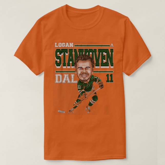 Camiseta Logan Stankoven Dallas toon TShirt 1 (Frente do Design)