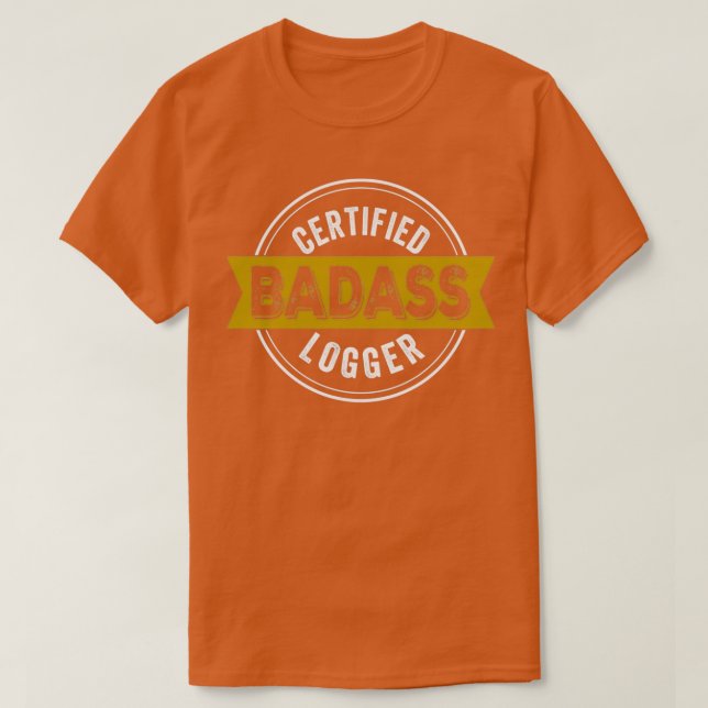 Camiseta Logger Funny Gift Idea (Frente do Design)