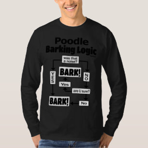 Camiseta Lógica da Barreira de Poodle
