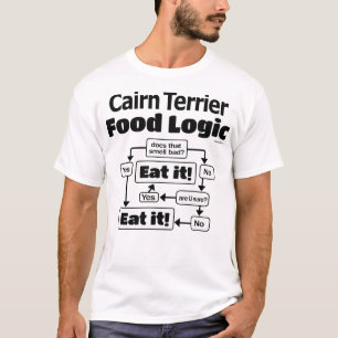 Camiseta Lógica de Comida do Cairn