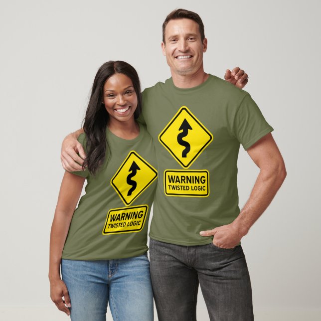 Camiseta Lógica Distorcida (Unissex)