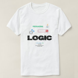 Camiseta Lógica Divertida Código Modo Ativado Programação