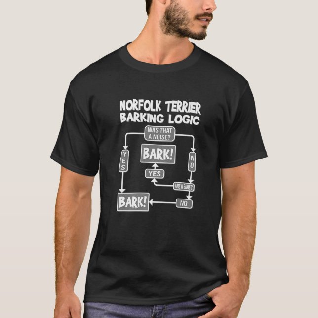 Camiseta Lógica do Cachorro, Presente Engraçado de Cachorro (Frente)