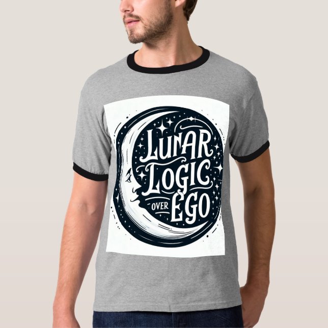 Camiseta Lógica lunar sobre o Ego (Frente)