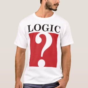 Camiseta Lógica - preto e vermelho