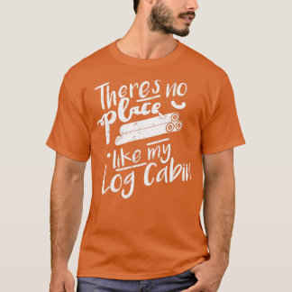 Camiseta Login Cabine Presente Log Cabin House Cedar Log Ca