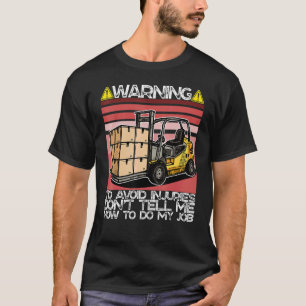 Camiseta Logístico Operador de Empilhadeira de Armazém