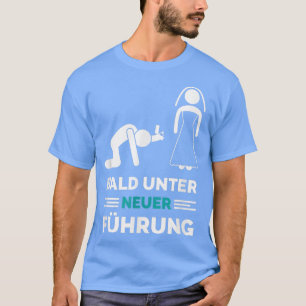 Camiseta Logo após o novo conselho eu caso Padrinho do Noiv