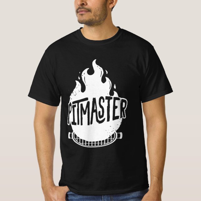 Camiseta logo bbq pitmaster  (Frente)