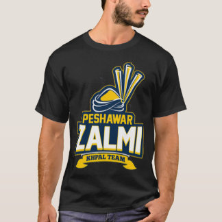 Camiseta Logo da equipe de críquete Peshawar Zalmi