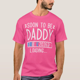 Camiseta Logo de Pai em Breve 2026 Carregando Anúncio de Gr
