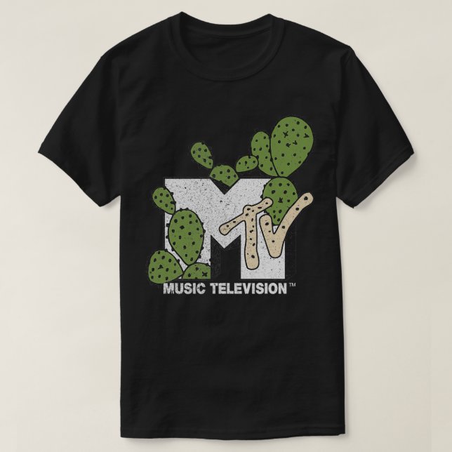 Camiseta Logo do MTV Music Television Cactus (Frente do Design)